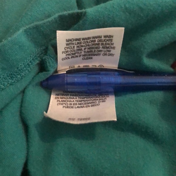 Blue/Green Liz Claiborne Turtleneck, Size XL - Picture 6 of 6